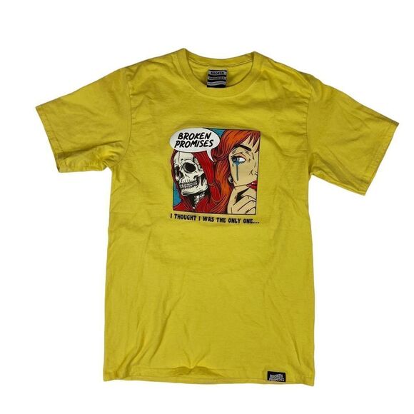 Broken Promises T-Shirt Yellow I Thought I Was The Only One Women's Size S - Picture 1 of 11